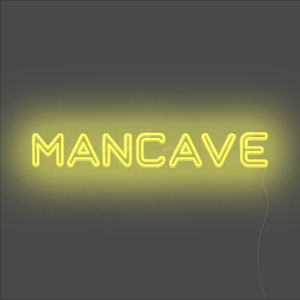 Mancave Neon Sign - Unrivaled Neon - Yellow #color_yellow