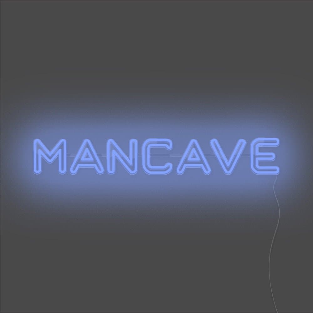 Mancave Neon Sign - Unrivaled Neon - Blue #color_blue