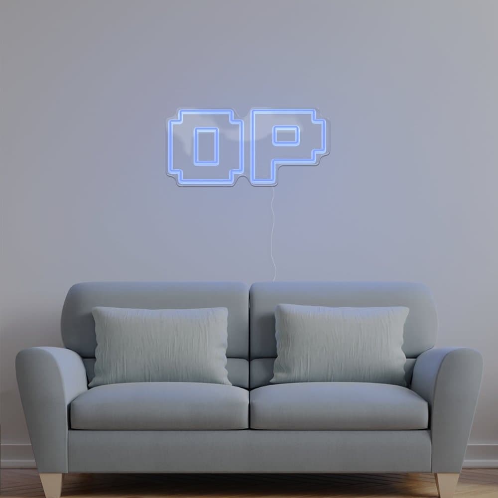 OP Neon Sign