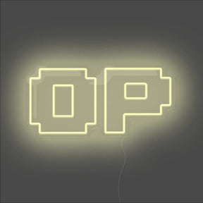 OP Neon Sign