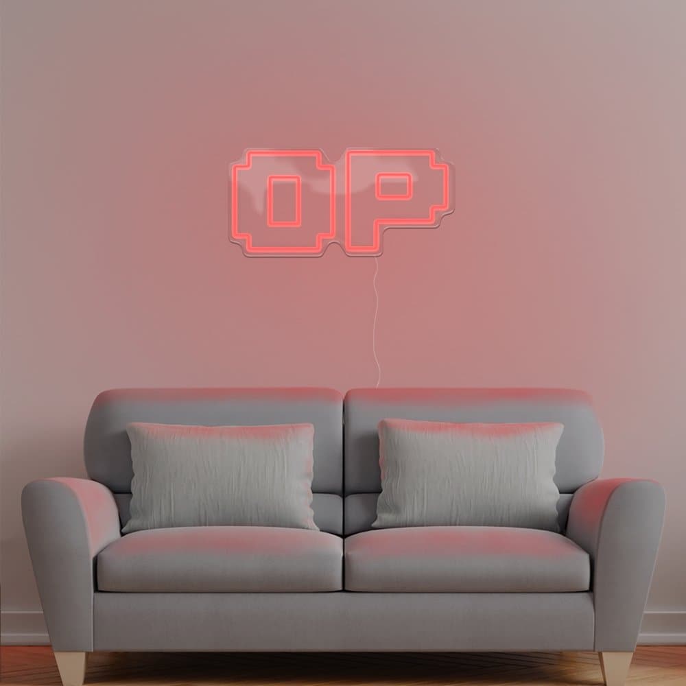 OP Neon Sign