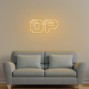 OP Neon Sign