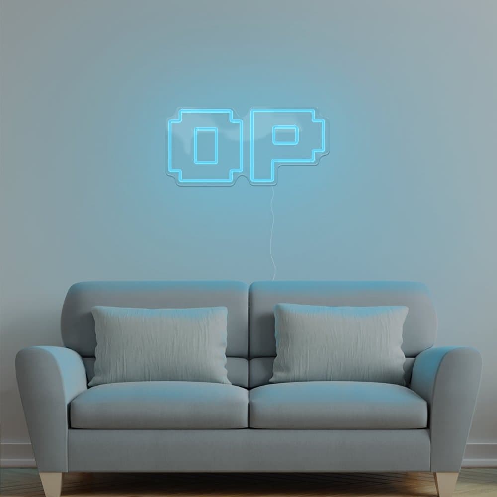 OP Neon Sign