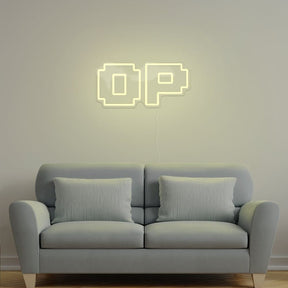 OP Neon Sign