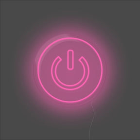Power Button Neon Sign
