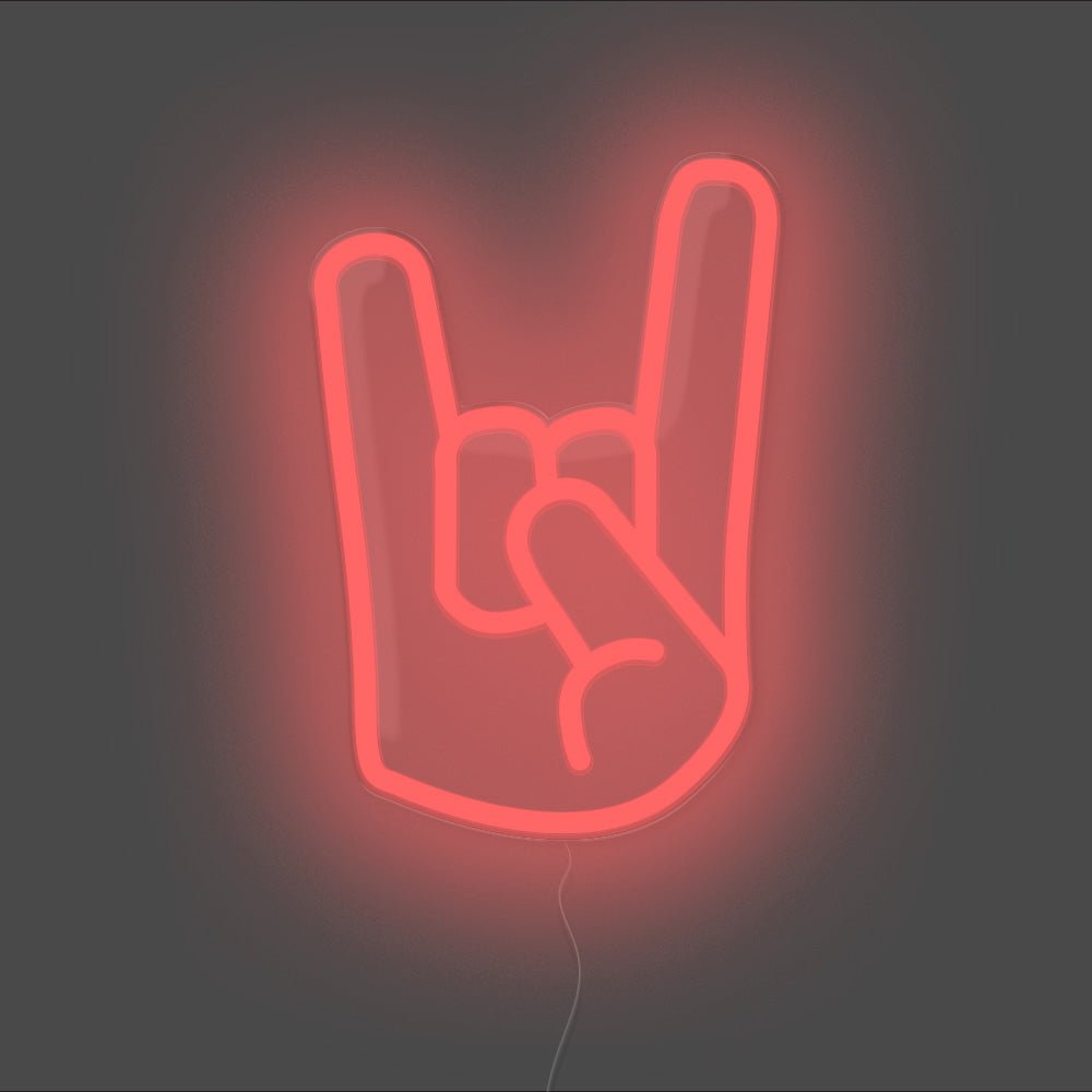 Rock On Neon Sign - Unrivaled Neon - Red #color_red