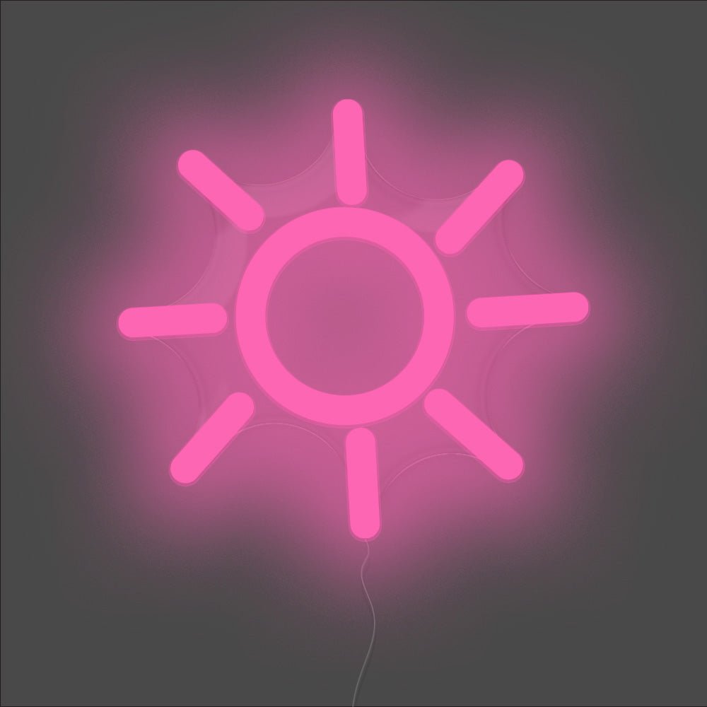 Sun Neon Sign - Unrivaled Neon - Pink #color_pink