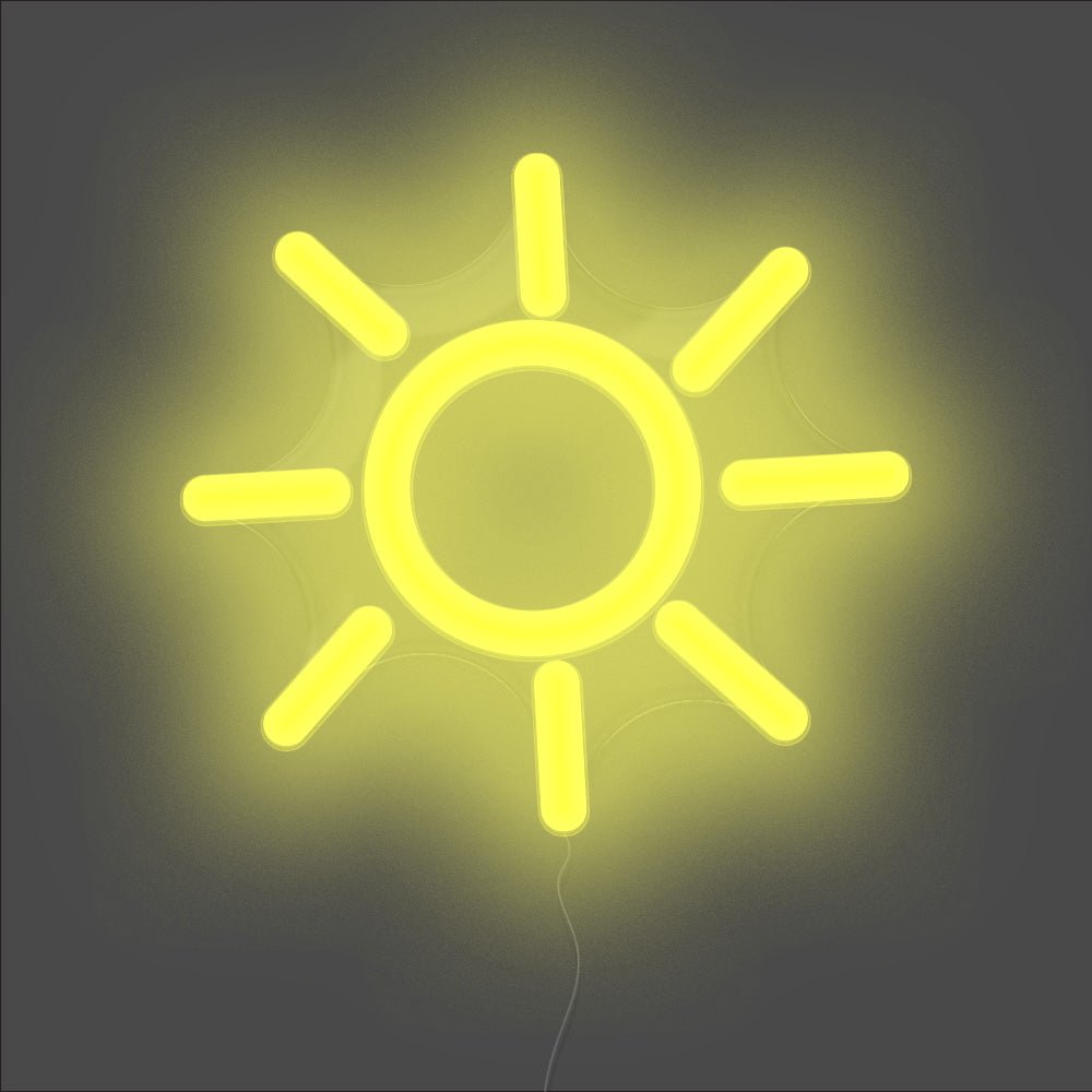 Sun Neon Sign - Unrivaled Neon - Yellow #color_yellow