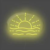 Sunrise Neon Sign - Unrivaled Neon - Yellow #color_yellow