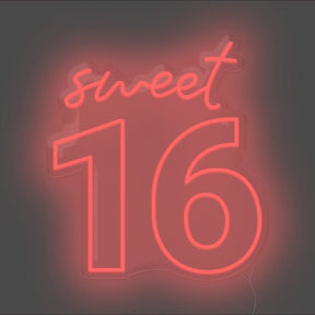 Sweet 16 Neon Sign