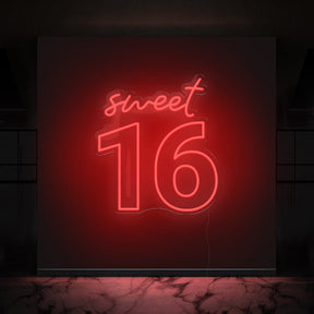 Sweet 16 Neon Sign