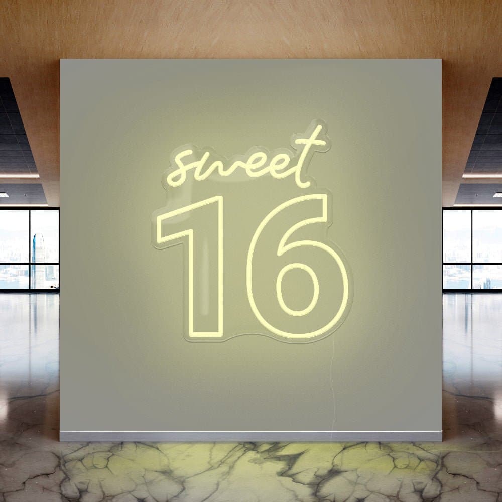 Sweet 16 Neon Sign