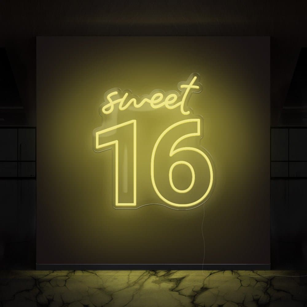 Sweet 16 Neon Sign