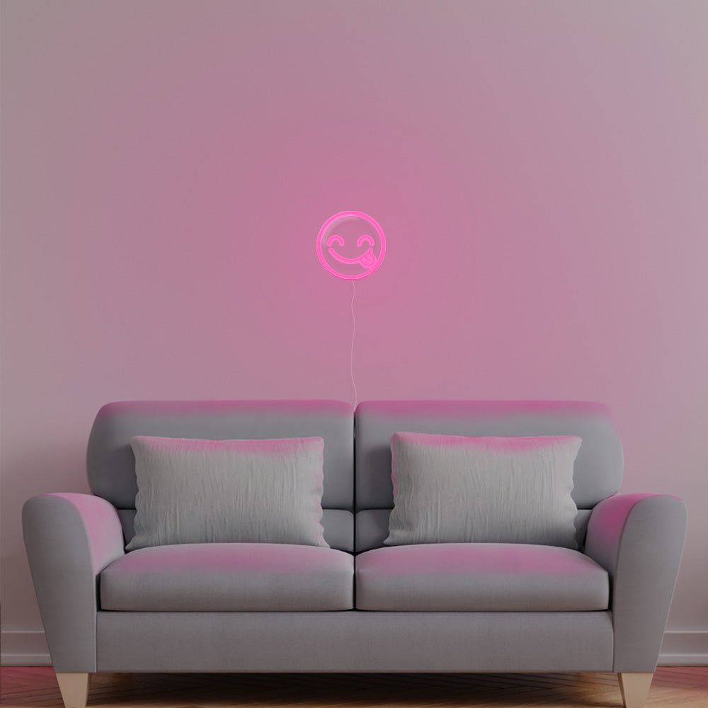 Yummy Emoji Neon Sign