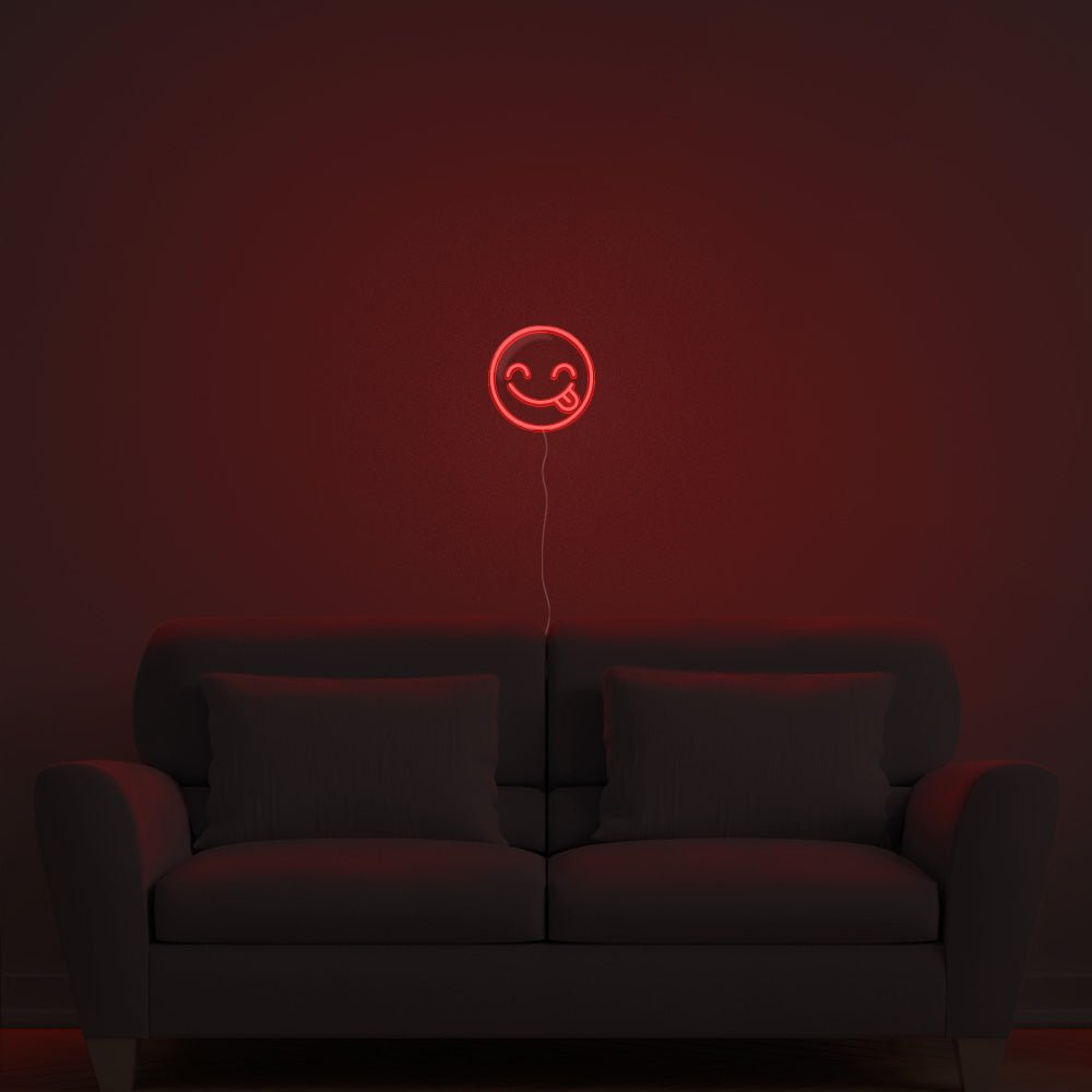 Yummy Emoji Neon Sign