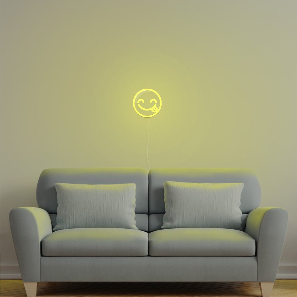 Yummy Emoji Neon Sign