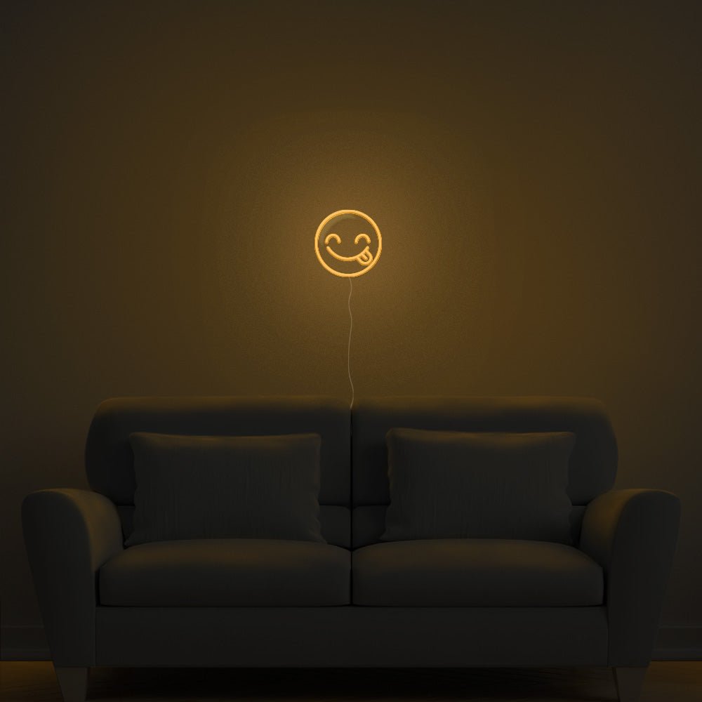 Yummy Emoji Neon Sign