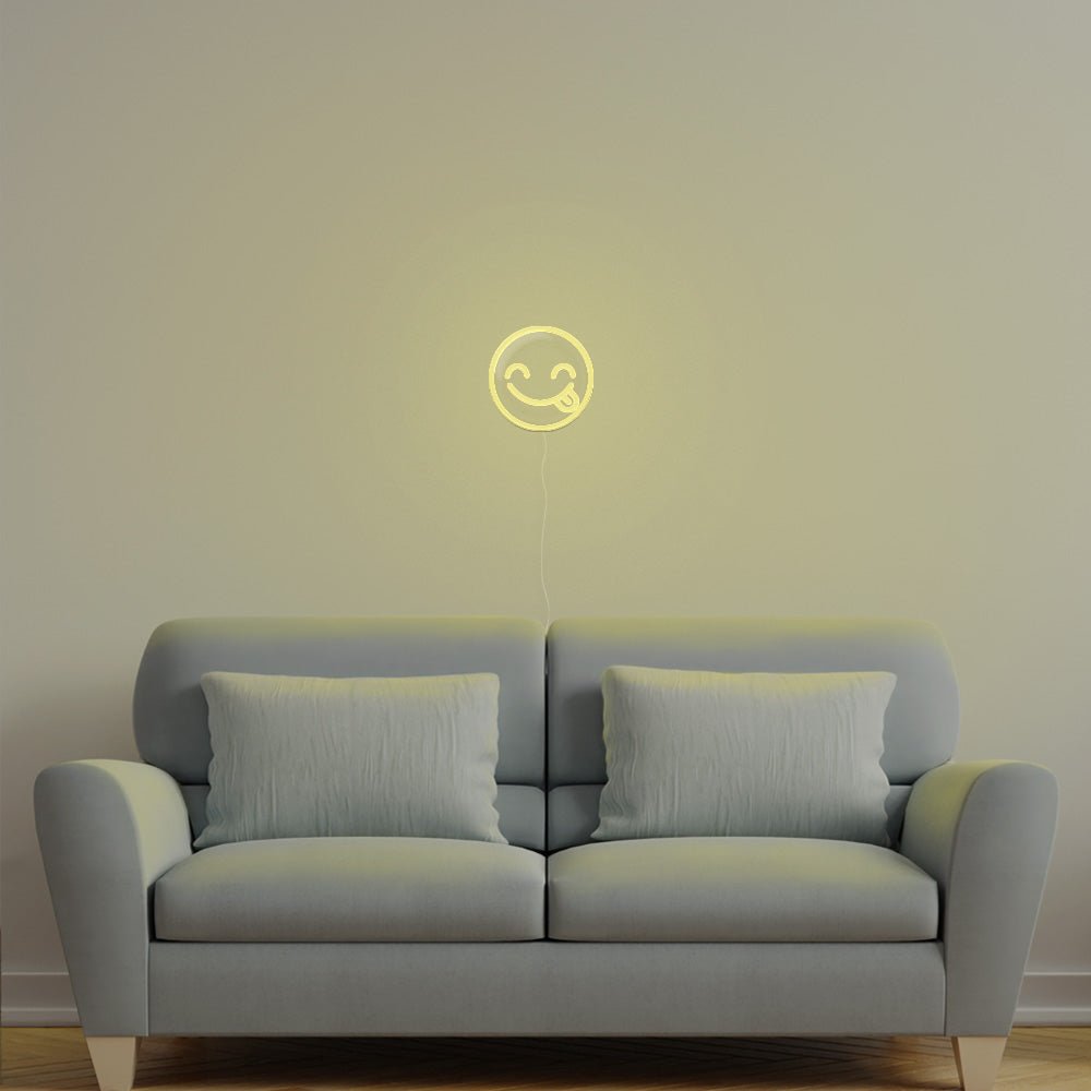 Yummy Emoji Neon Sign