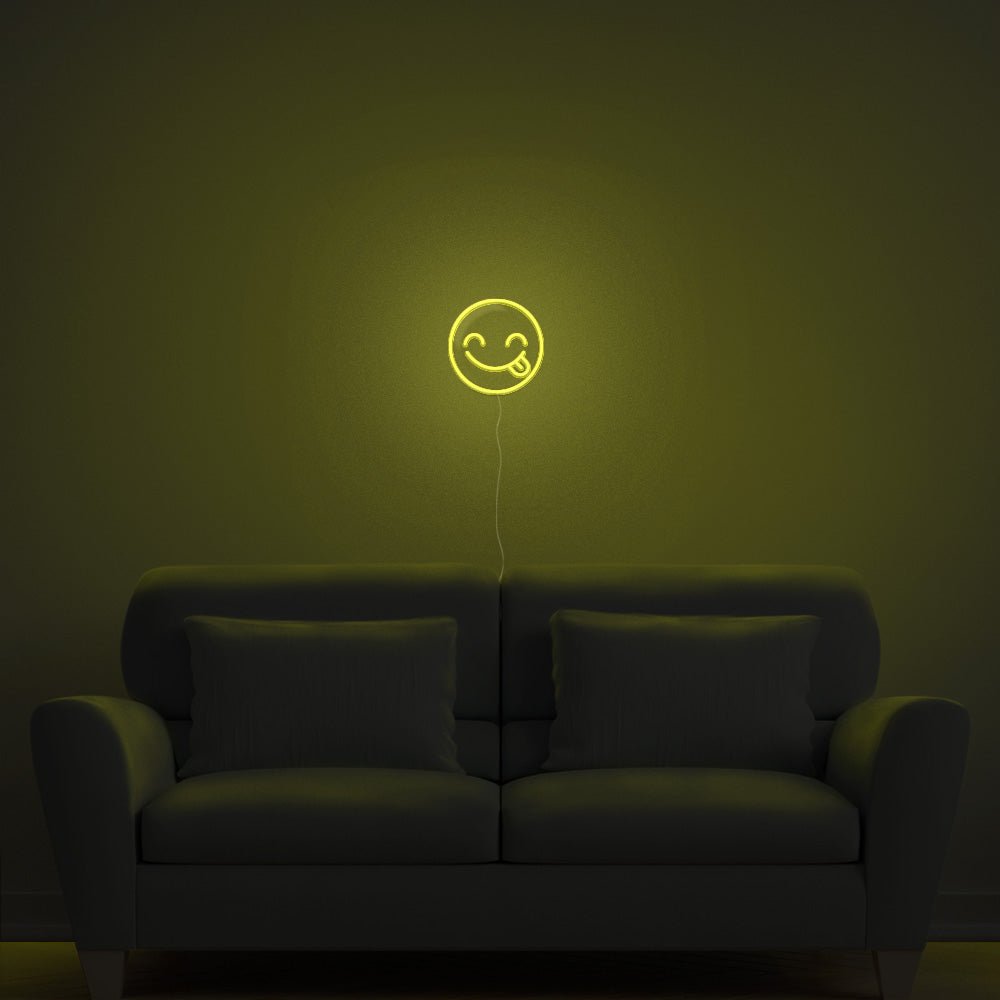 Yummy Emoji Neon Sign