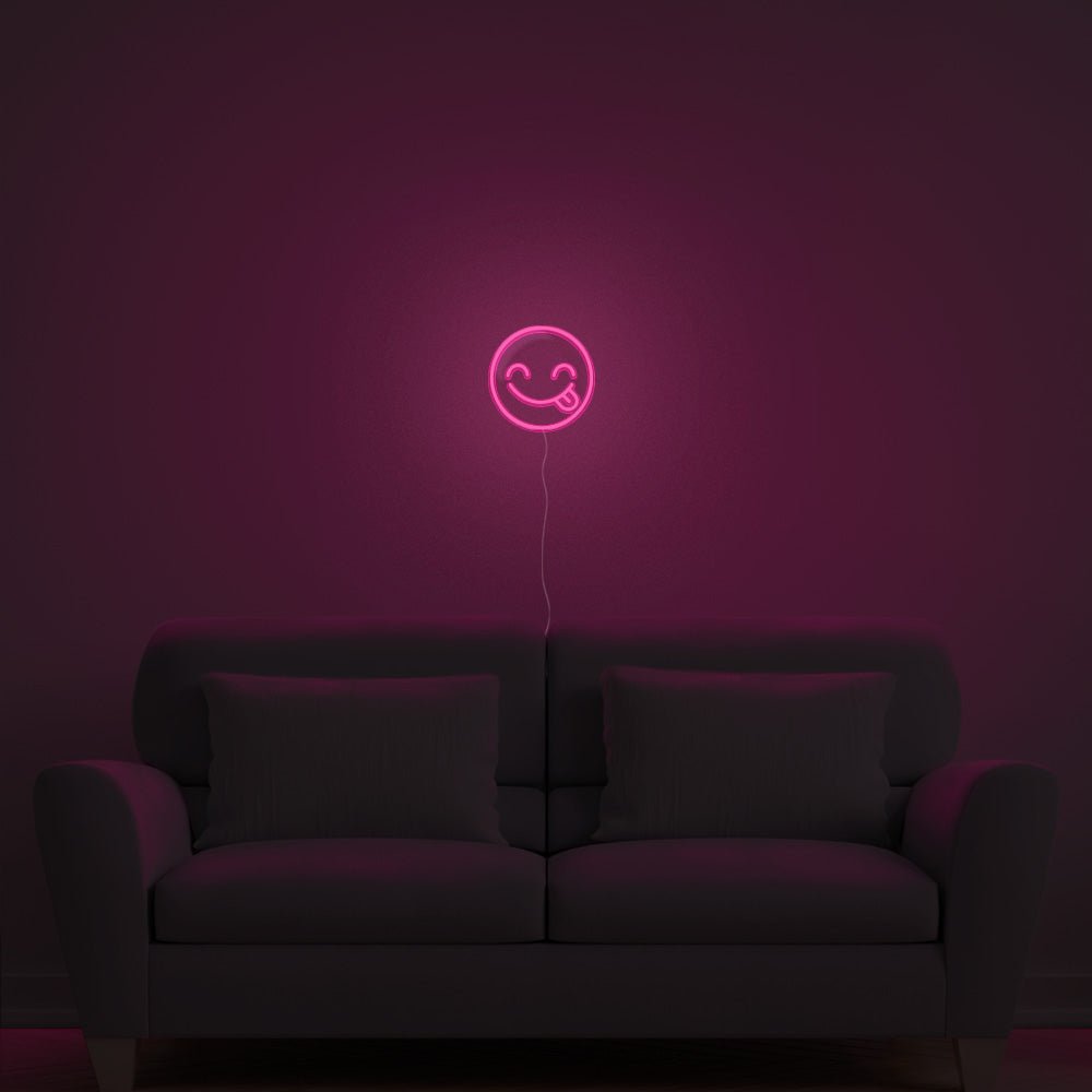 Yummy Emoji Neon Sign